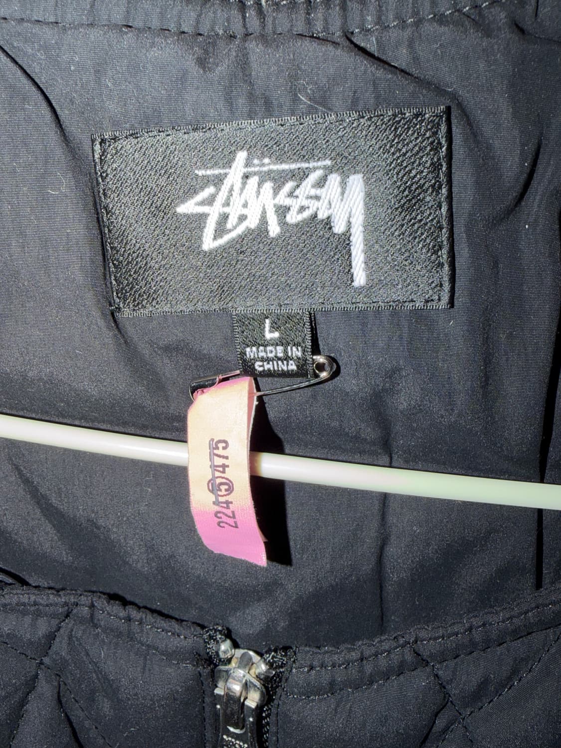 (L) 스투시 다이아몬드 퀄팅 베스트 상품이미지3