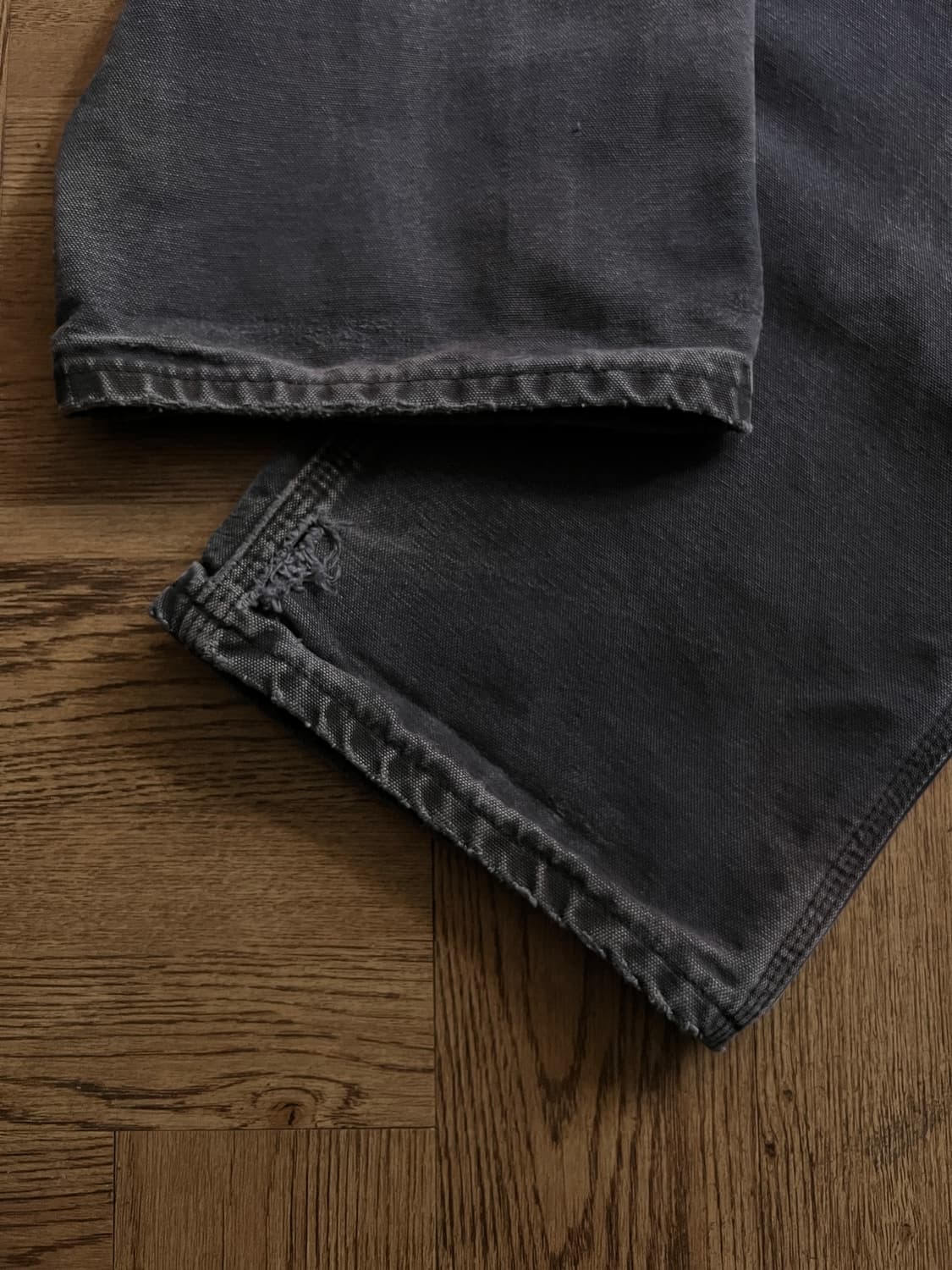 [31]칼하트 USA 빈티지 페이딩 미드나잇 네이비 싱글니 워크 팬츠 상품이미지6