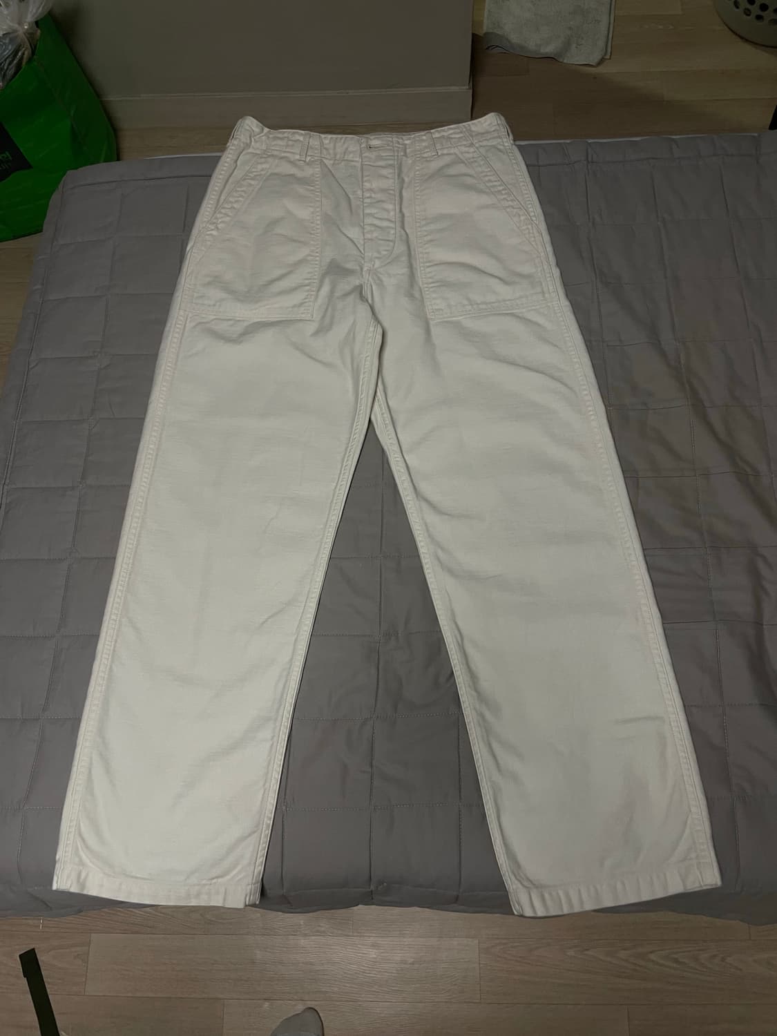 [3] 오어슬로우 퍼티그 팬츠 에크루 크림 아이보리 상품이미지1