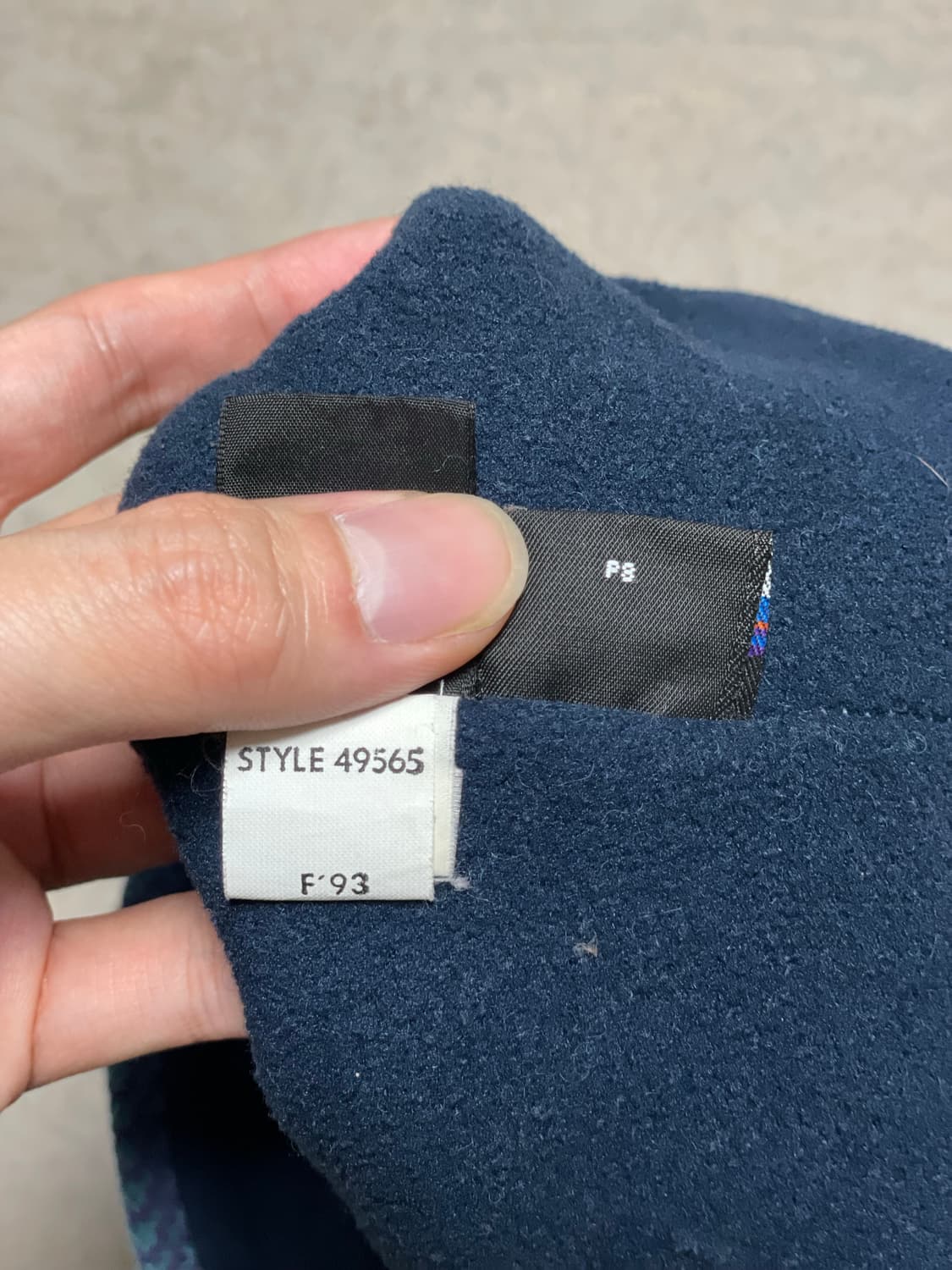 90s france 파타고니아 아즈텍 플리스 비니 상품이미지4