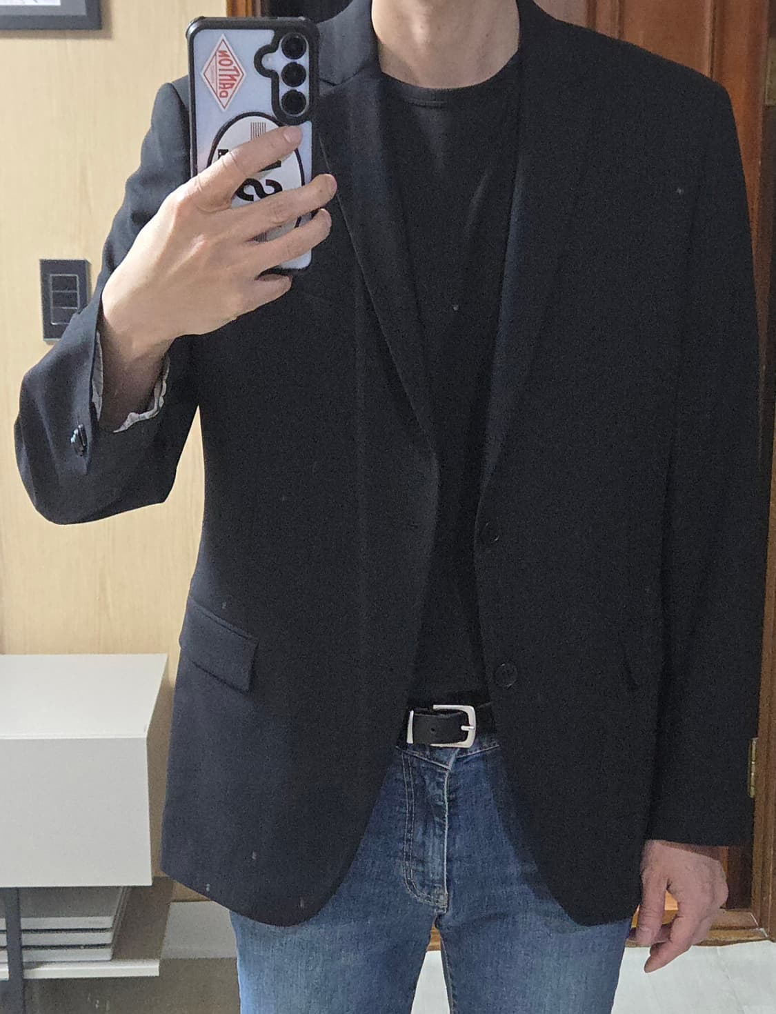 (착샷) 띠어리 슬림 수트 울 블레이저 자켓  상품이미지9