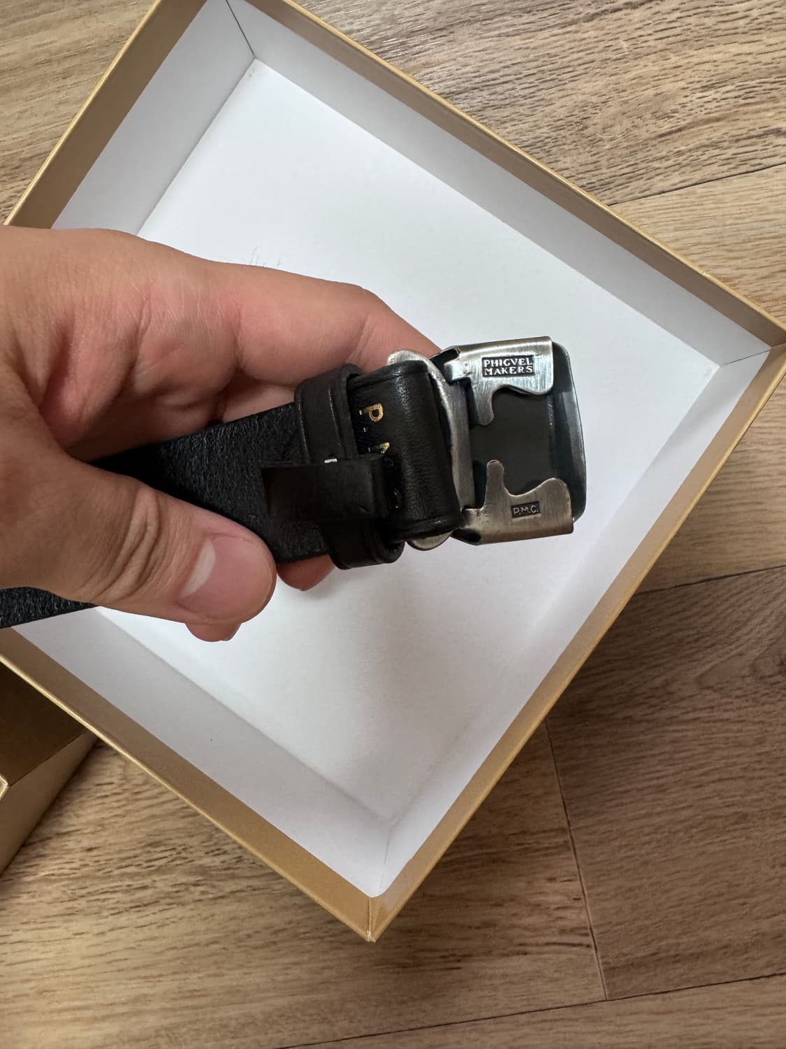 피그벨 히콕벨트 32사이즈 블랙실버 상품이미지5