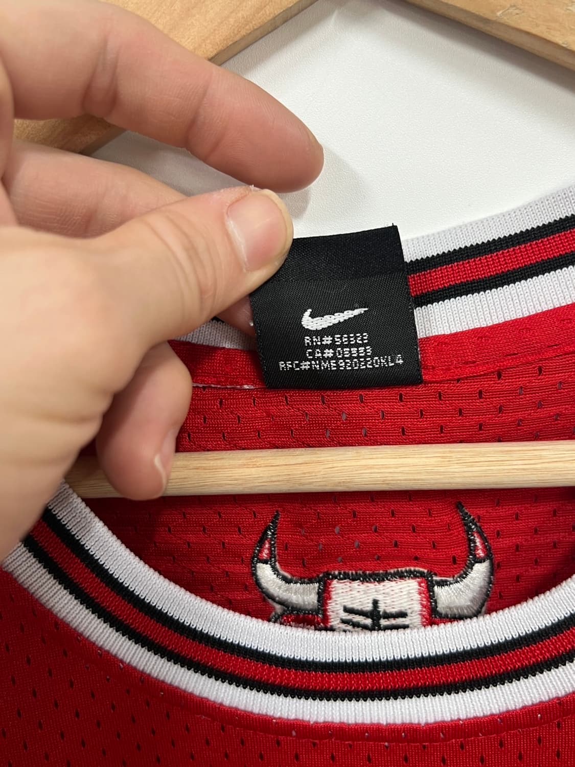 나이키 NBA 시카고불스 조던 마킹 홈 농구 유니폼  상품이미지6