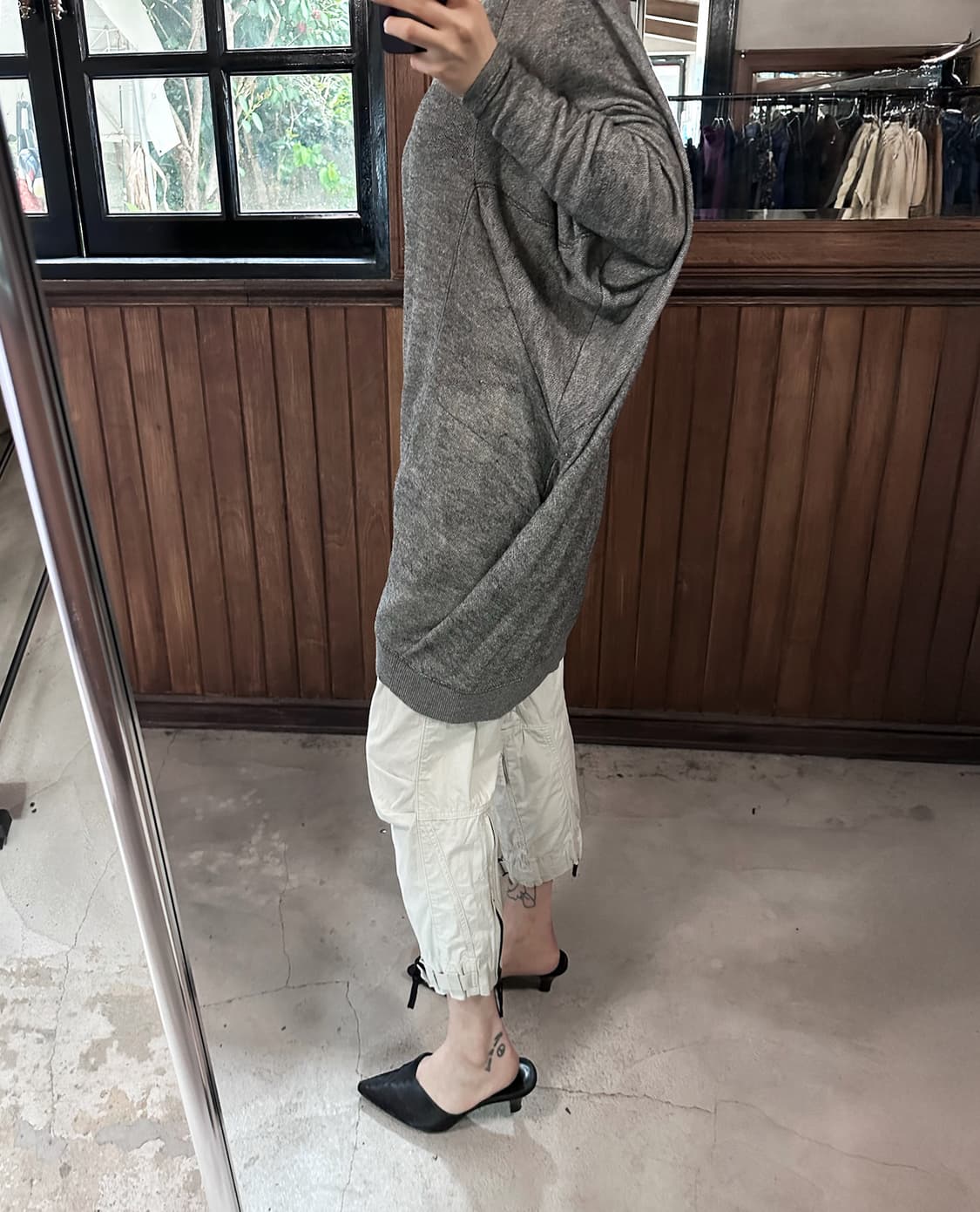 DIESEL v-neck sweatshirt 상품이미지5