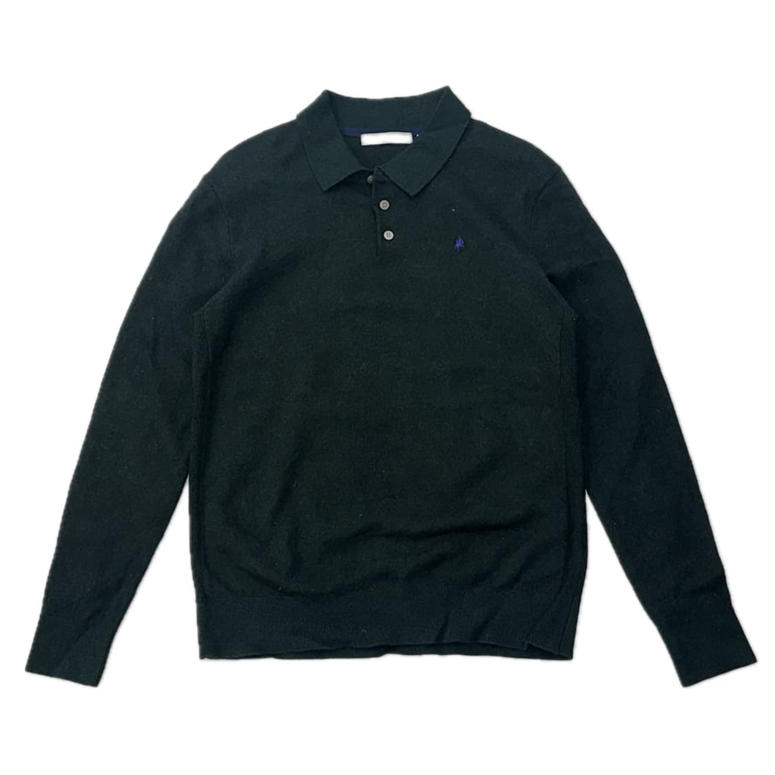 올젠 디크그린 남성 니트 카라 데일리 긴팔티셔츠  상품이미지1