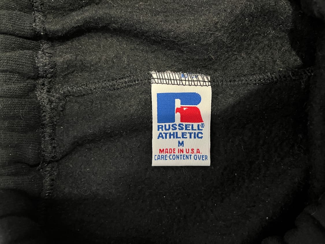 90s 빈티지 러셀 스웻팬츠 블랙 M made in USA 상품이미지2
