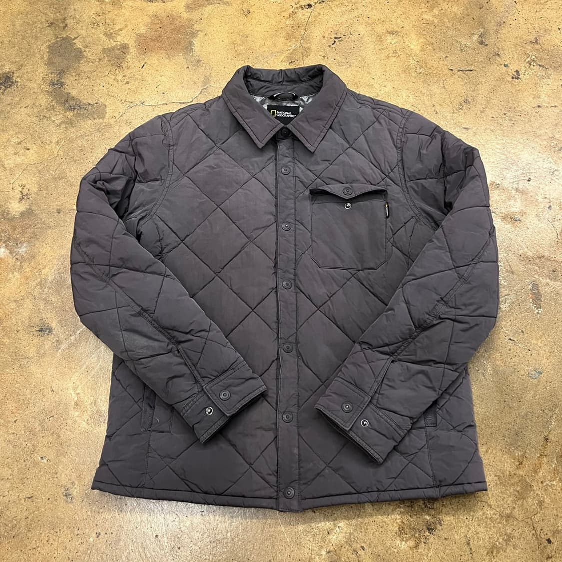 [정품/L] 내셔널지오그래픽 다이아 퀼팅 경량 패딩 자켓 b16 상품이미지2