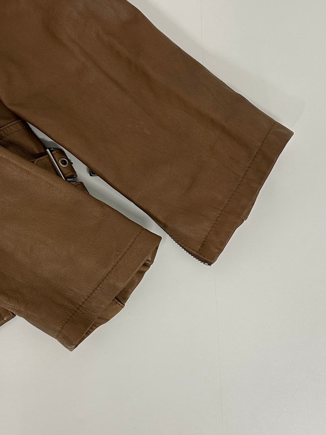 이태리 양가죽 버클지퍼 자켓  상품이미지4