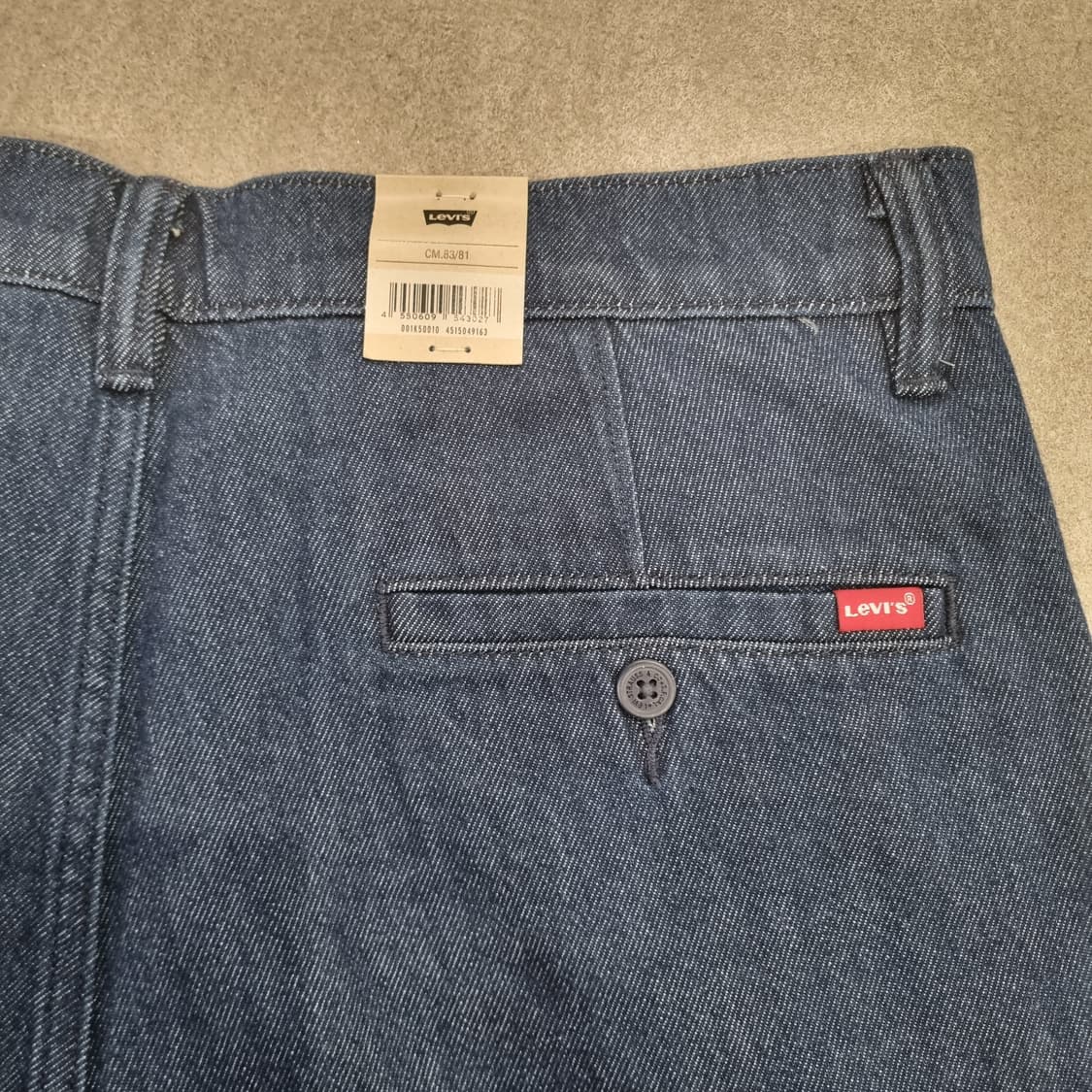 새상품 일본 리바이스 XX치노 데님 청바지 하이볼핏 릴렉스스트레이트 33 상품이미지6
