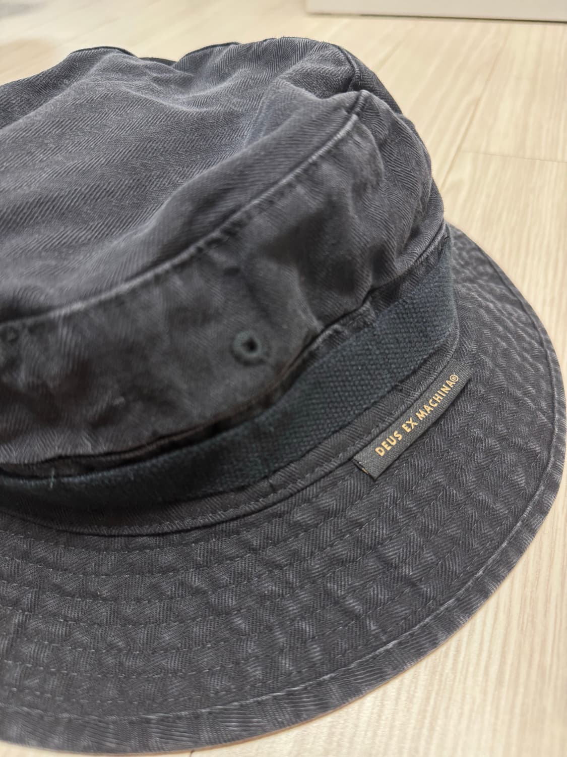 데우스 등산모 빈티지 블랙 상품이미지2