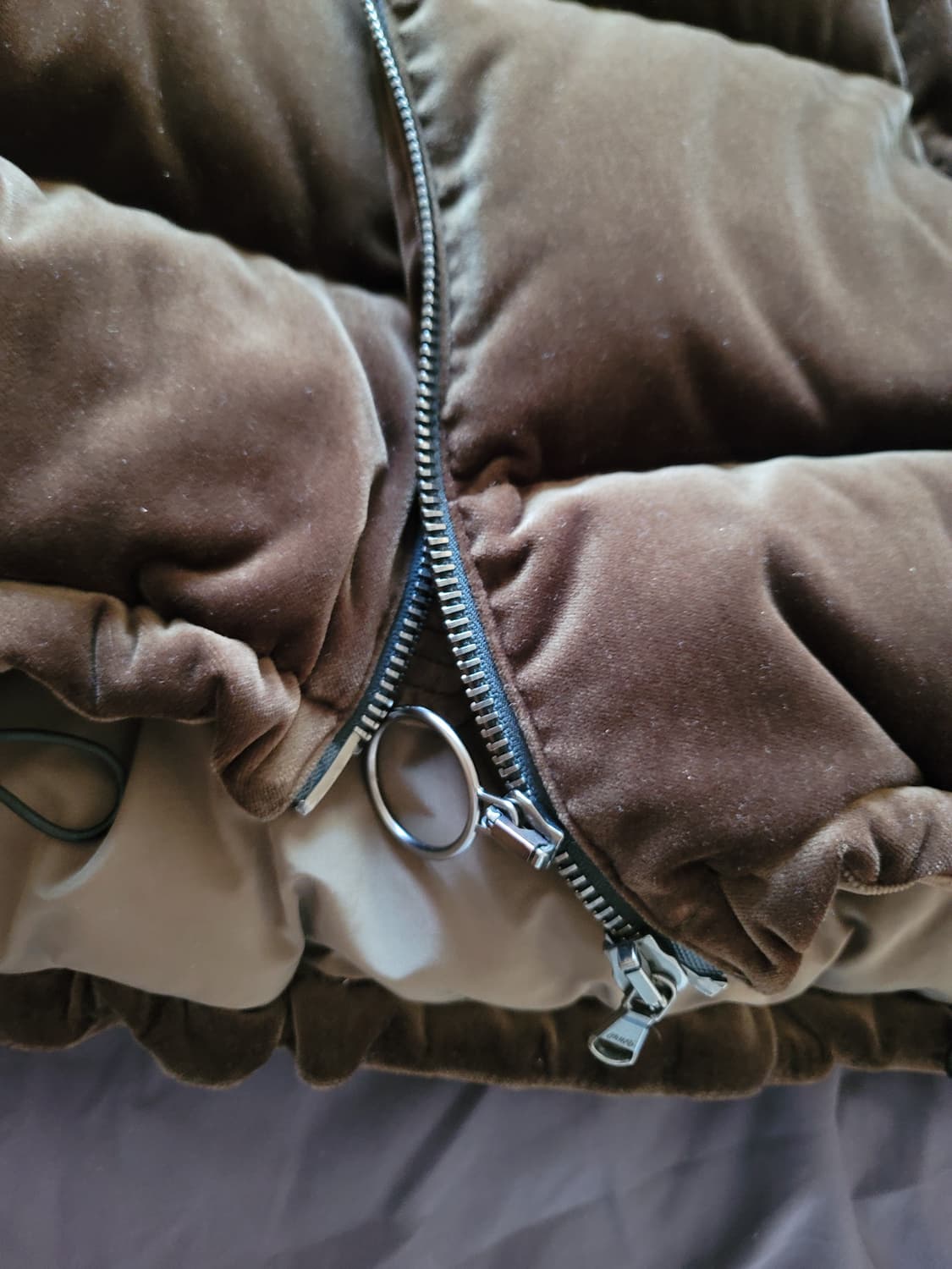 [교환]우영미 벨벳 턴업 패딩 46 ->노스페이스 프로젝트 다운 XL 상품이미지5