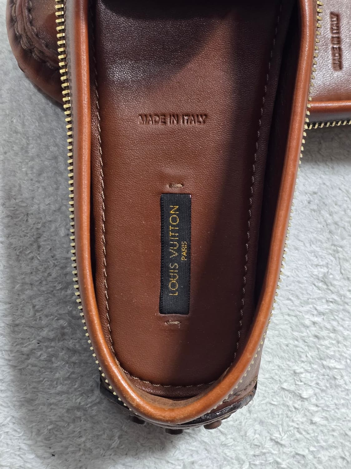 루이비통 브라운 레더 집 테일 옥스포드 로퍼 37사이즈  상품이미지5