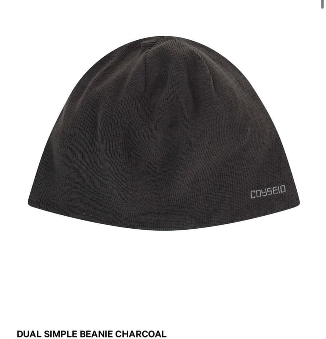 코이세이오 듀얼 심플 비니 차콜 상품이미지1
