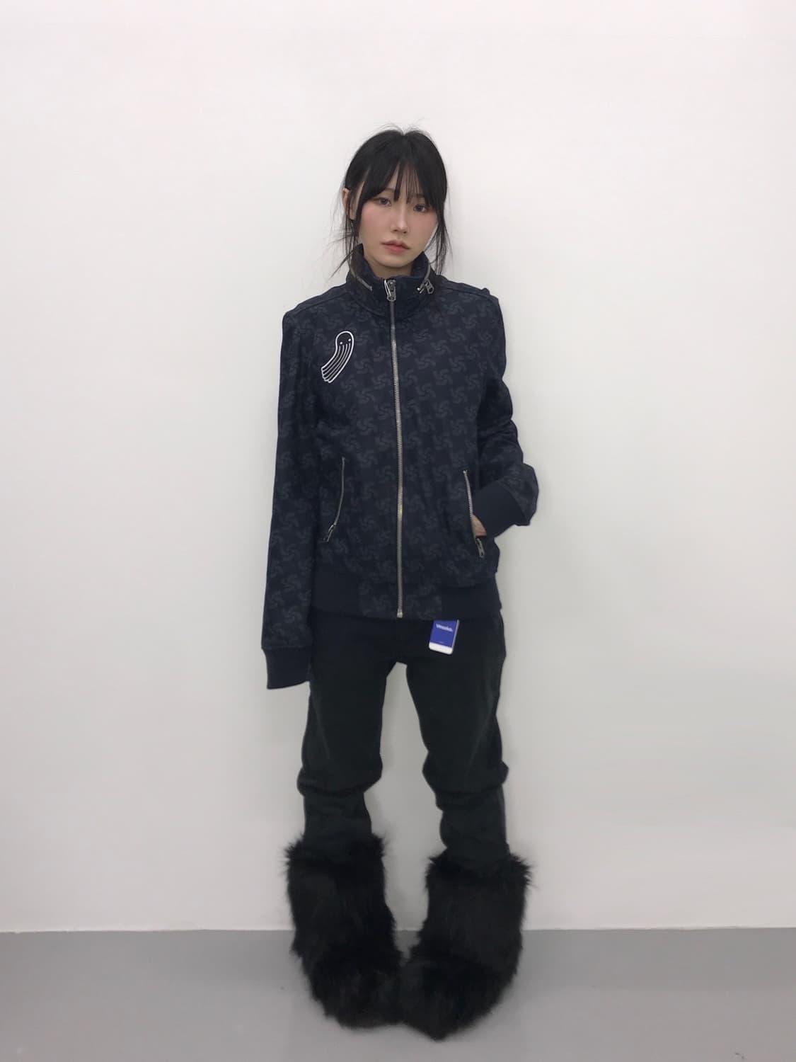 지스타 로고 흑청 데님자켓 상품이미지2