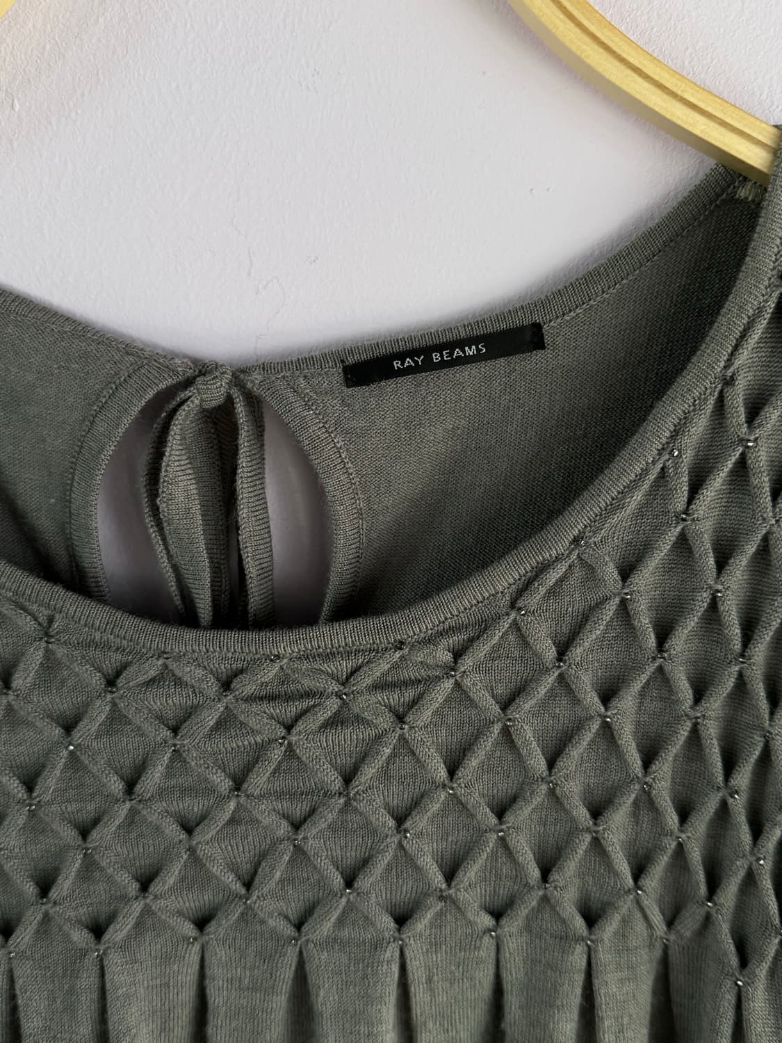 Raybeams 비즈 니트 원피스 상품이미지4