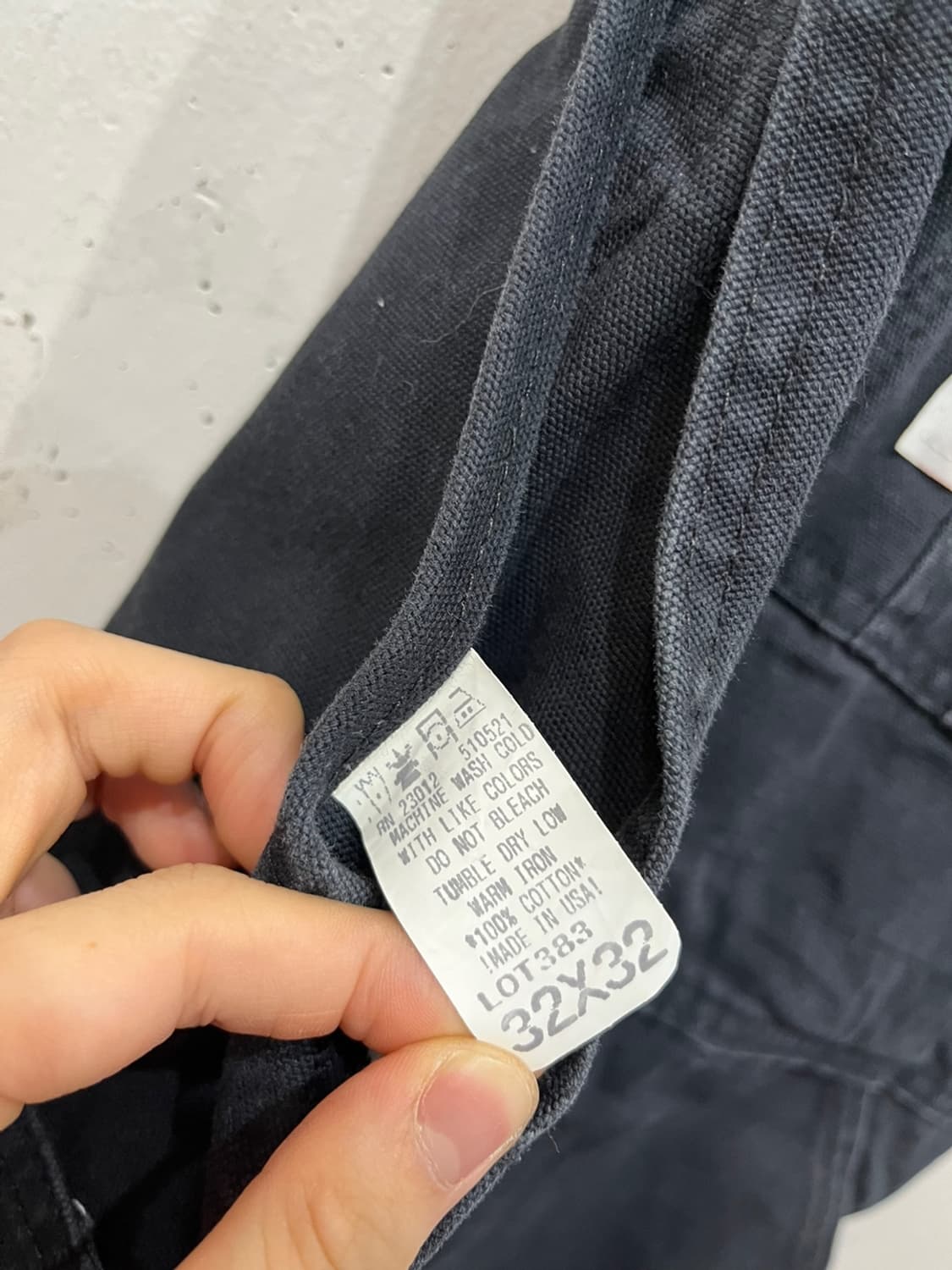 90년대 Round House 캔버스 더블니 오버롤 Made in USA 상품이미지8