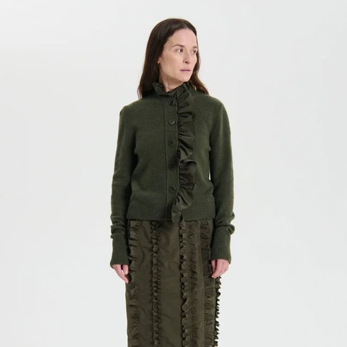 Oscar 가디건 (grey olive)  상품이미지1