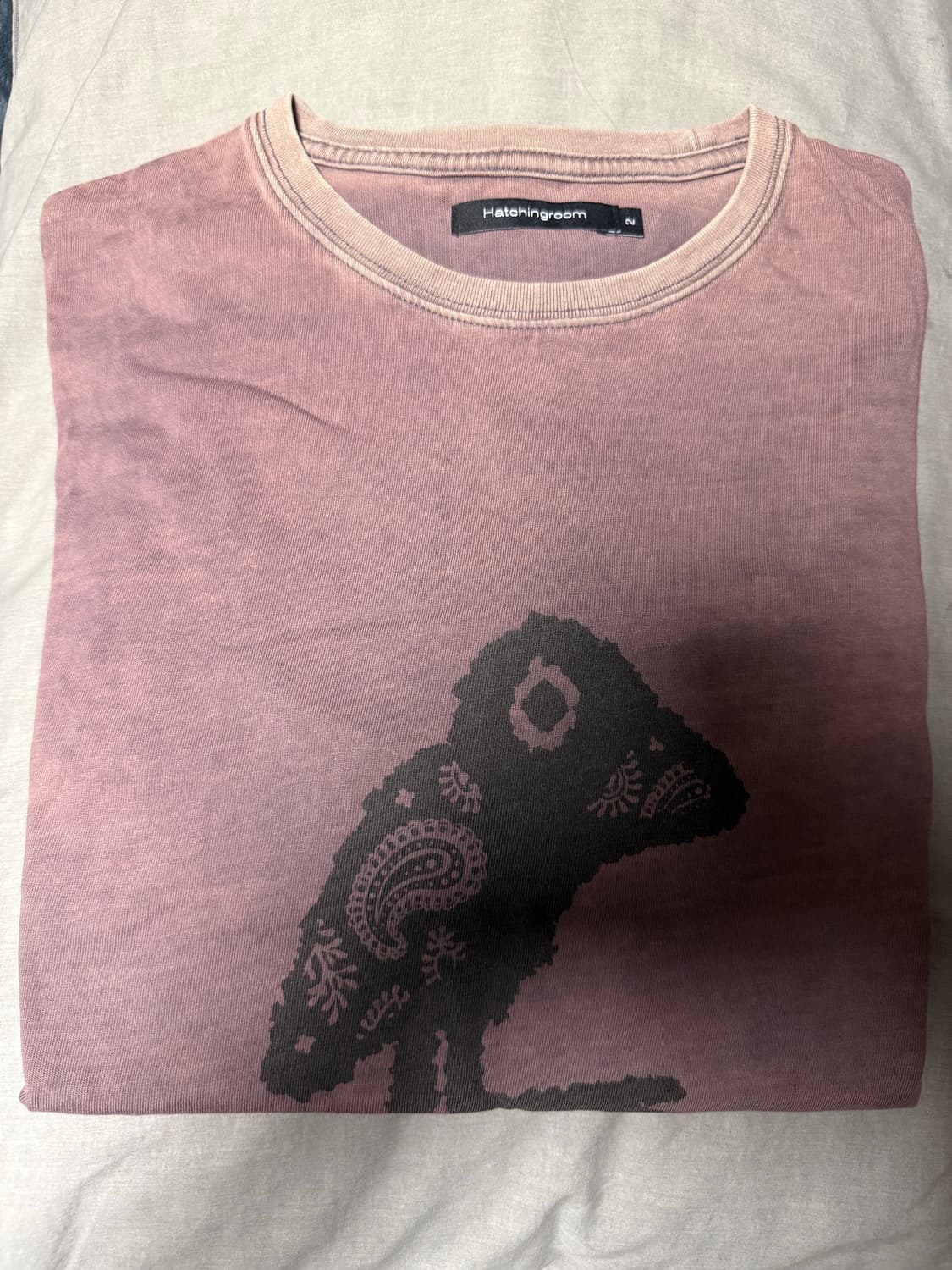 해칭룸 페이즐리 버드티 상품이미지2