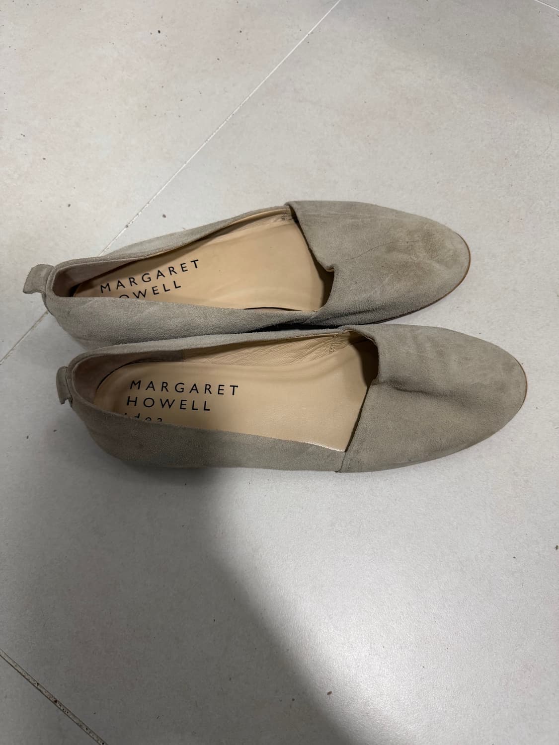 마가렛호웰 스웨이드 플랫슈즈 상품이미지1