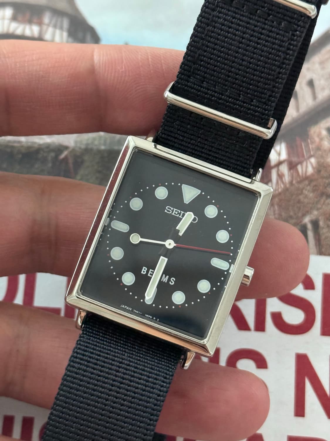 Seiko 세이코 x 빔즈 스퀘어 다이버 쿼츠 한정판 상품이미지4