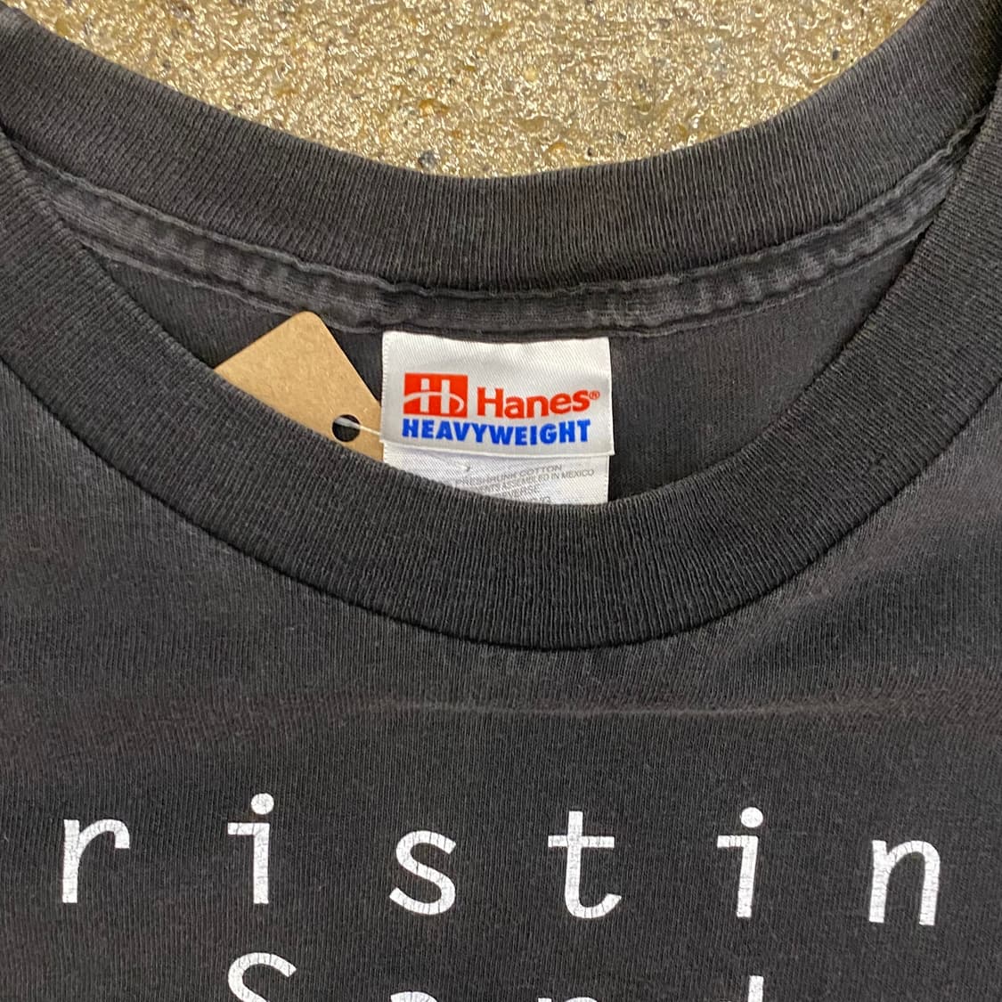 미국 빈티지 헤인즈 크리스티나 샌더 굿즈티 락티셔츠 반팔티 상품이미지4