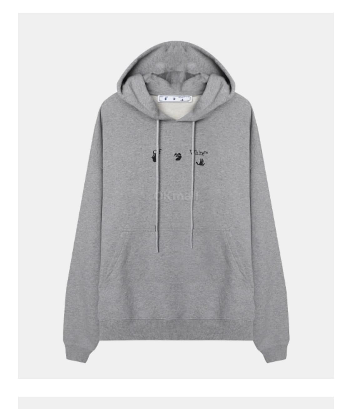 (XL) 오프화이트 off white 네거티브 마크 후드티 상품이미지1