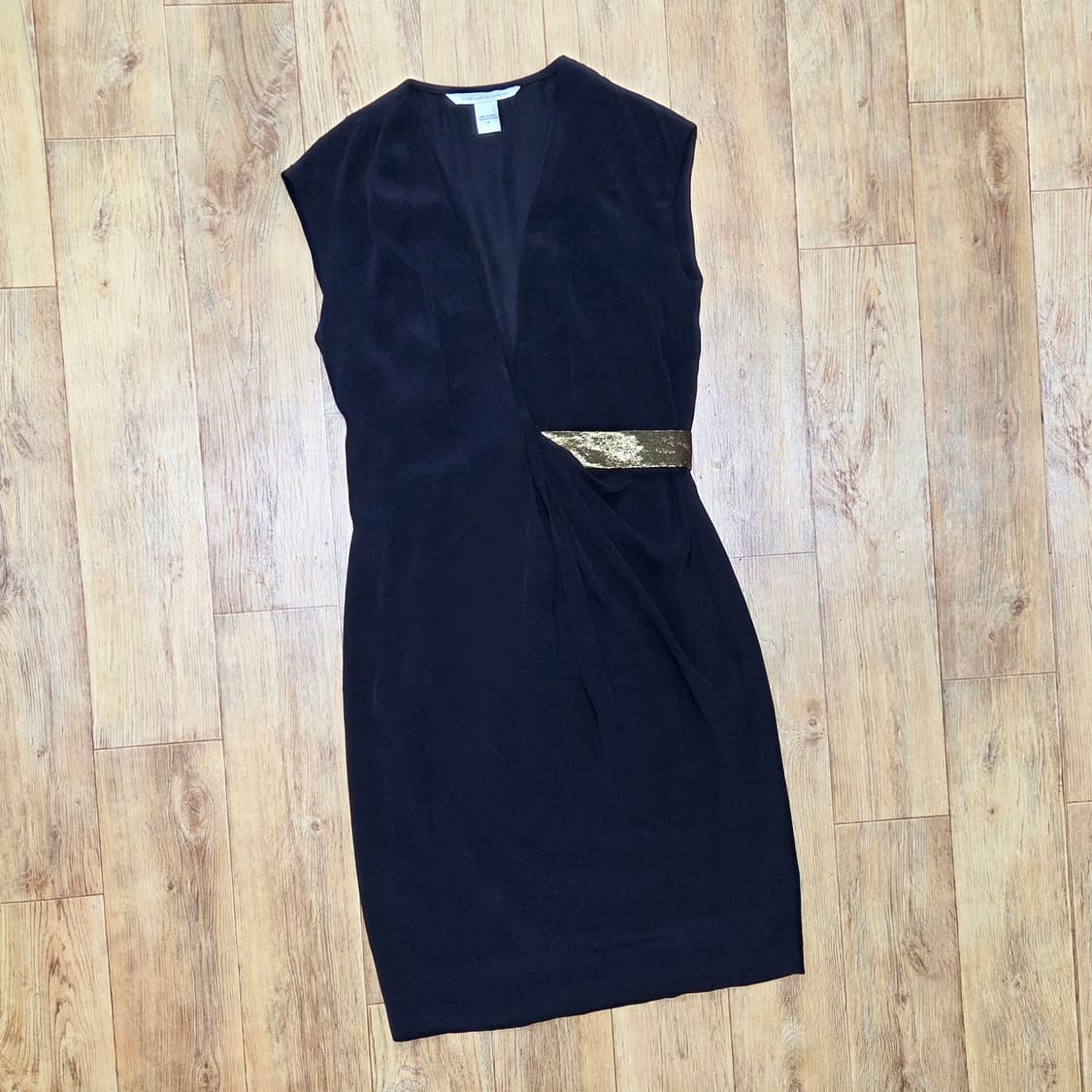 DVF 벨티드 드레이프원피스 44-55 상품이미지3