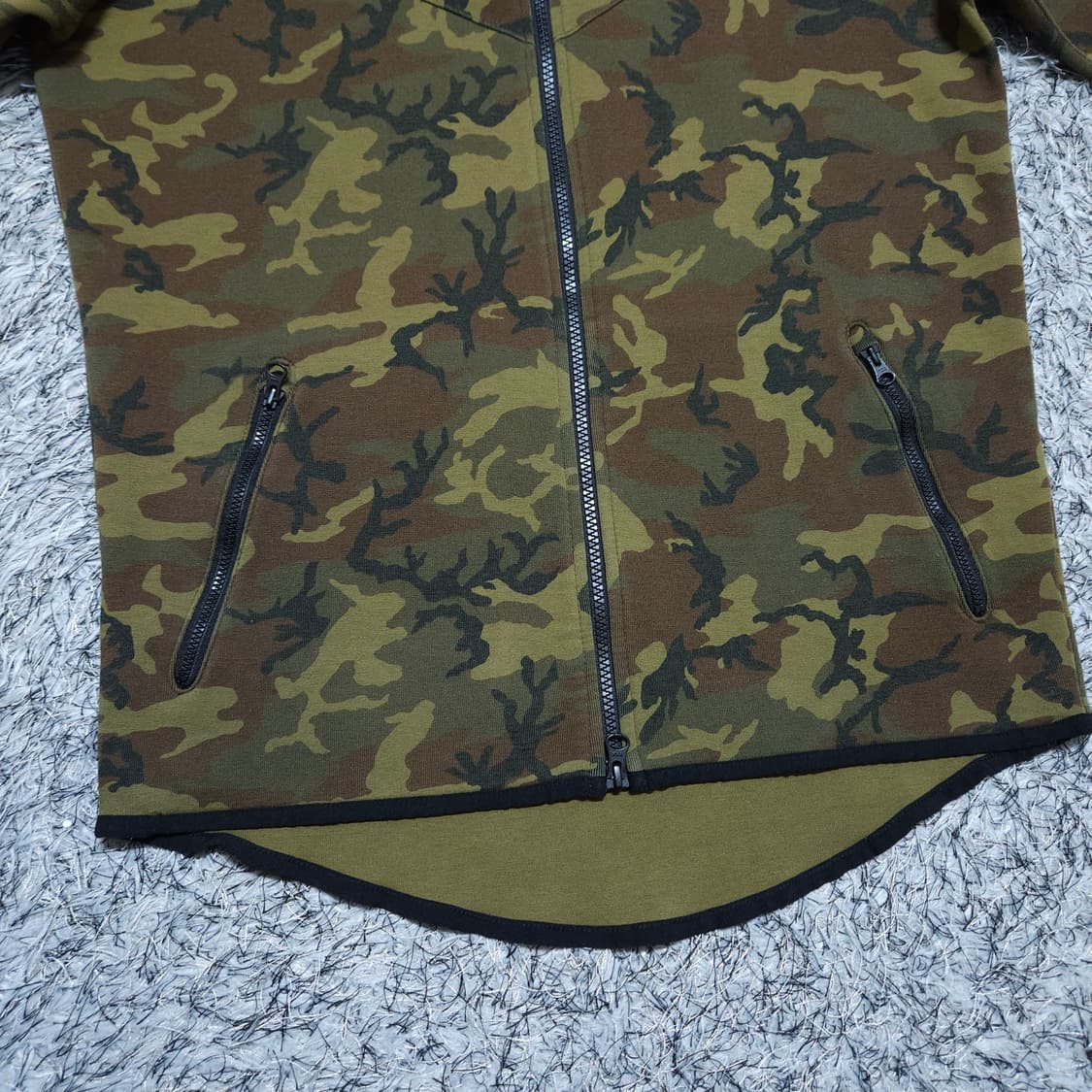 나이키) L 남자 테크플리스 카모 후드집업 / 왕눈이샵 상품이미지5