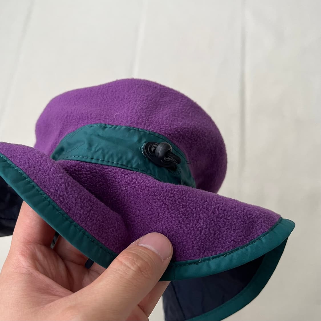 콜럼비아 퍼플 플리스 버킷햇 상품이미지7
