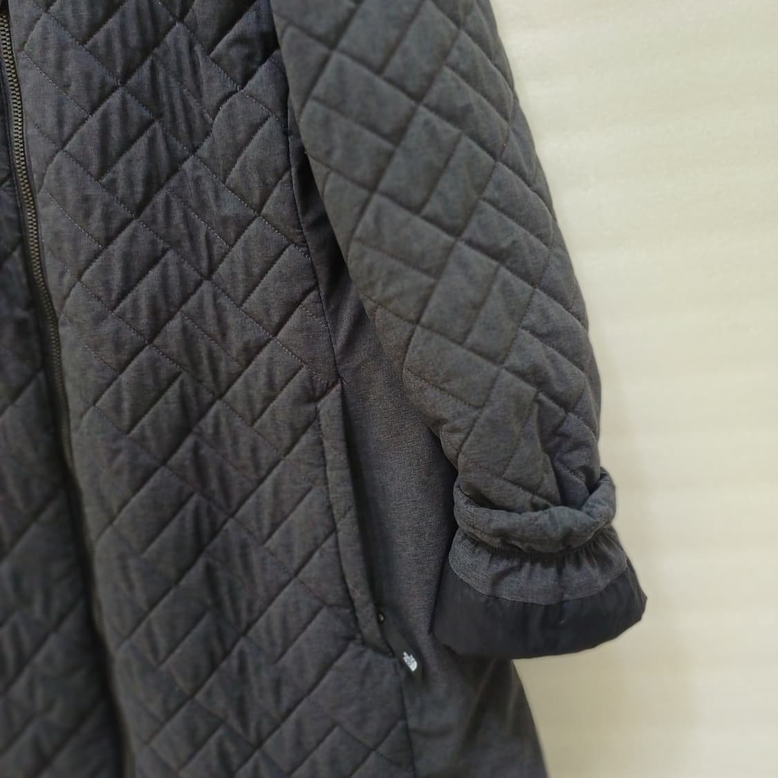 노스페이스 경량 후드 누빔 퀼팅 롱 패딩 코트 자켓 여성 L 사랑봉봉 상품이미지5