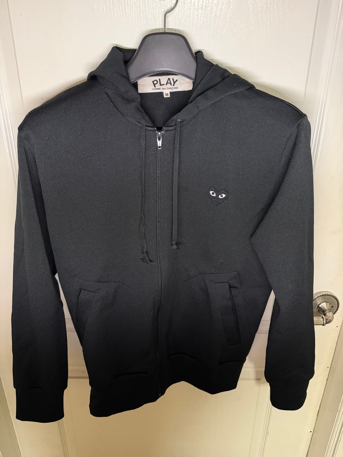 [M] 꼼데가르송 플레이 와펜 후드집업 상품이미지1