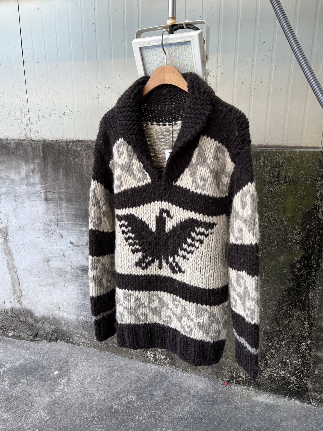 빈티지 코위찬 풀오버 헤비울 니트 상품이미지3