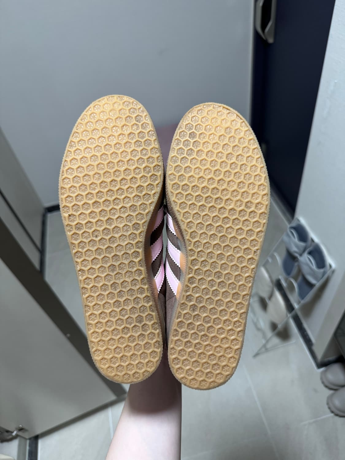 아디다스 가젤 브라운 핑크 250 상품이미지4