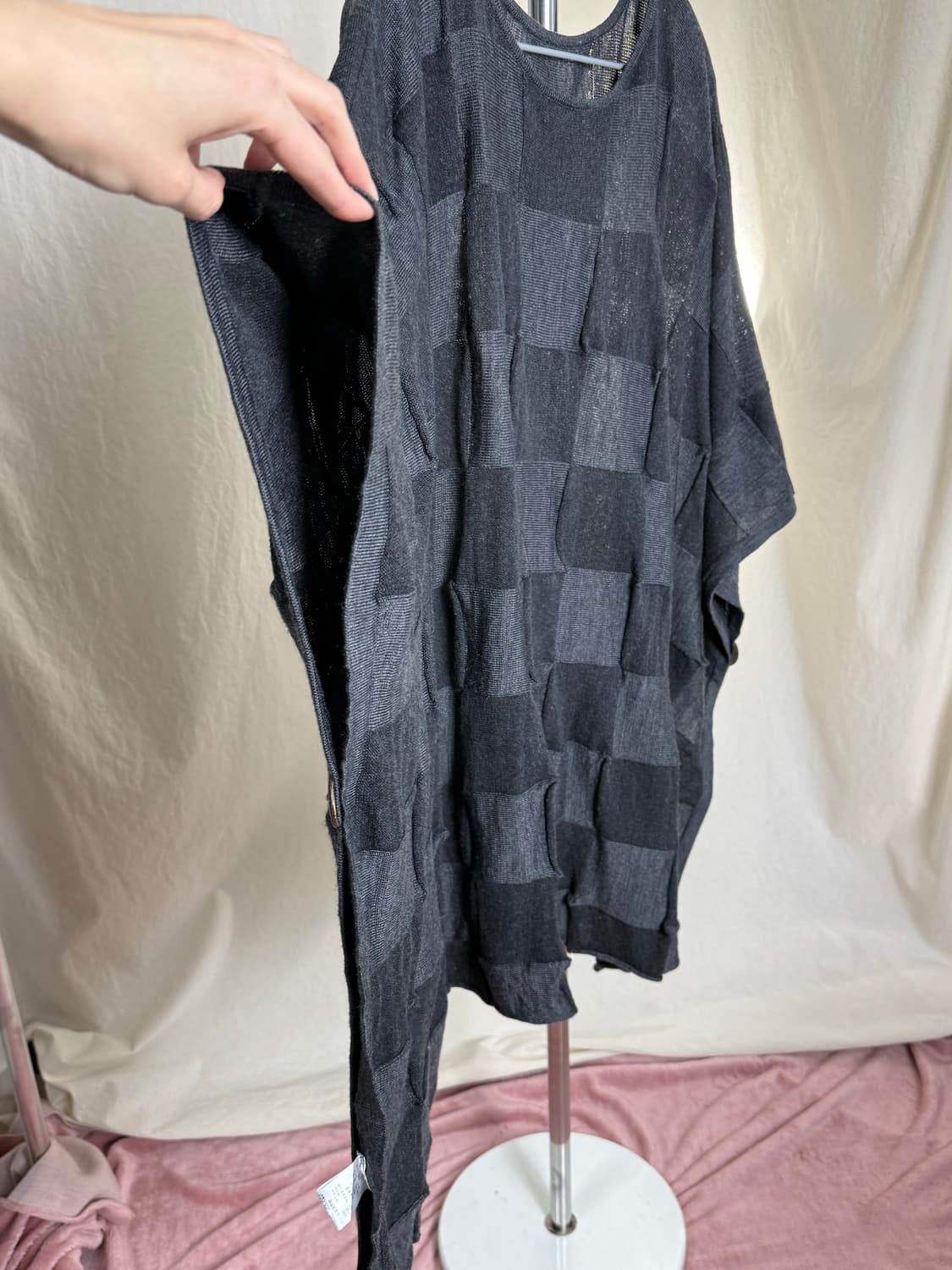 Koibito Misaki 루즈핏 니트 케이프 상품이미지7