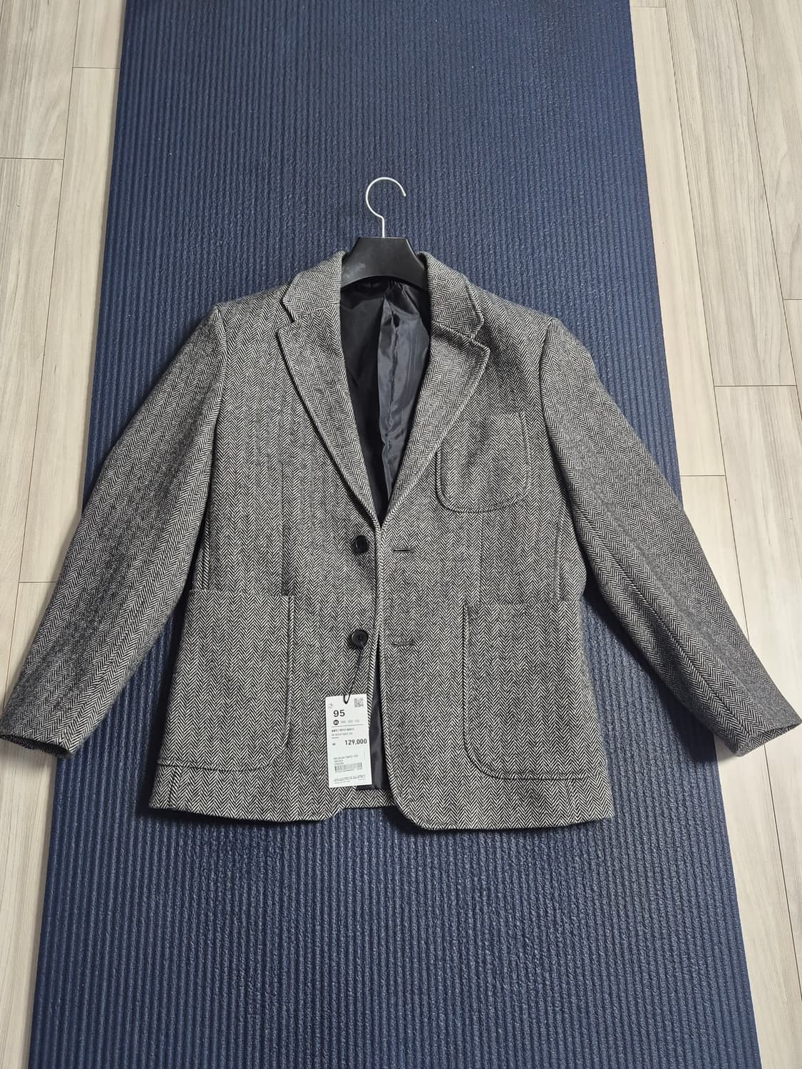 스파오 헤링본 자켓 100 (새상품) 상품이미지8