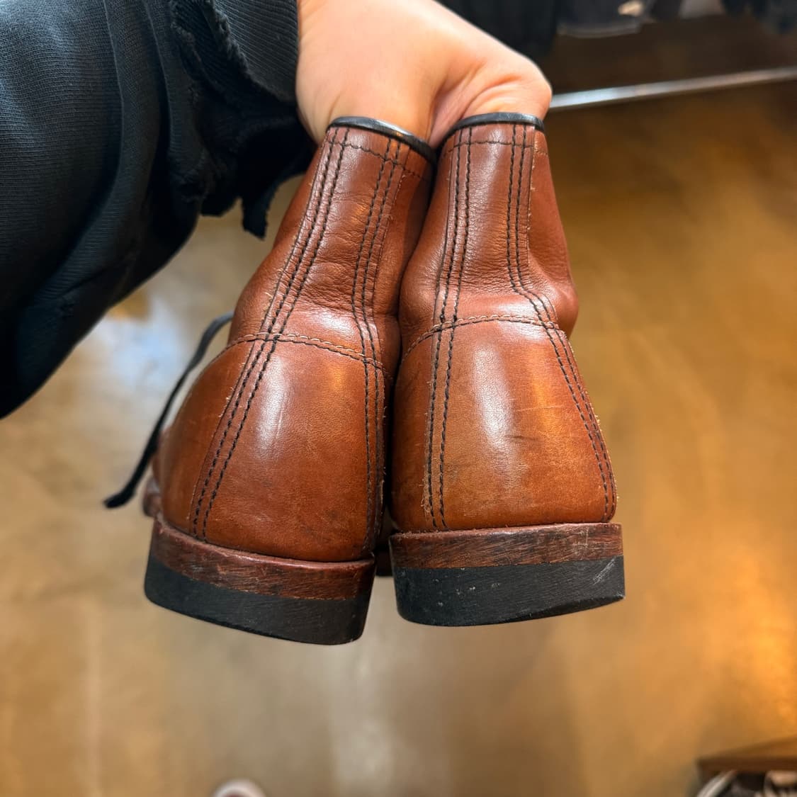 레드윙 OG 벡맨 9016 시가 구형 레더 부츠 9D 상품이미지3