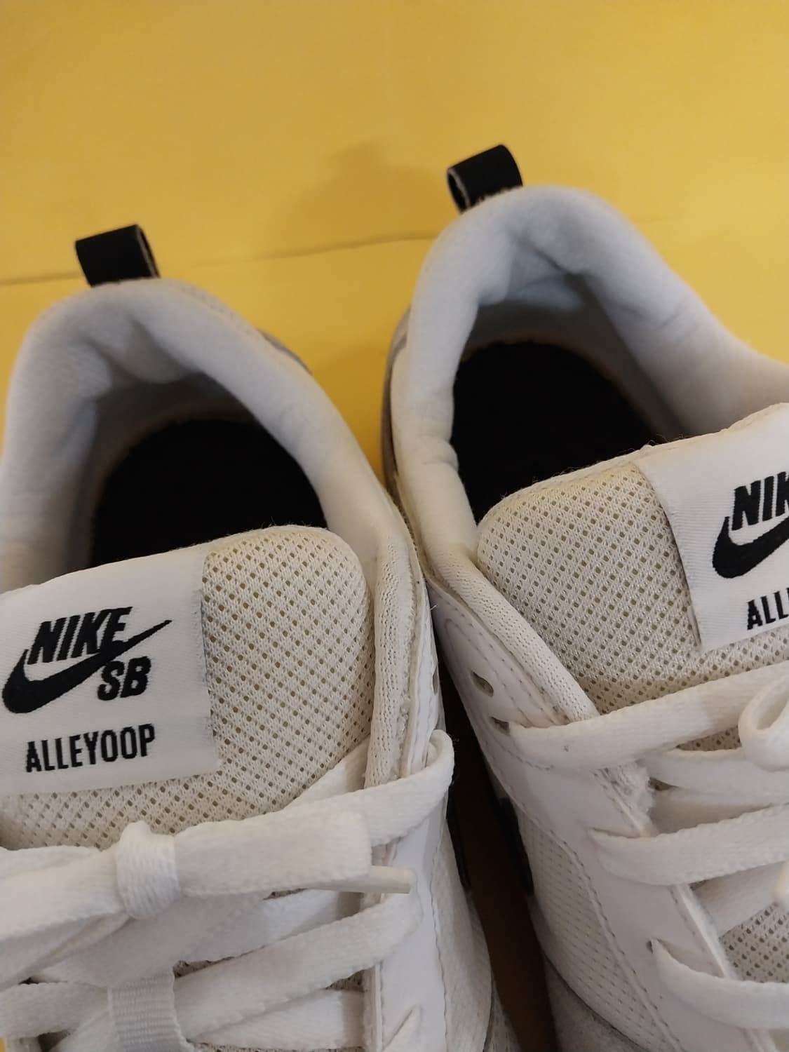 남성 나이키 SB 앨리웁 화이트블랙 운동화 (285) 상품이미지5