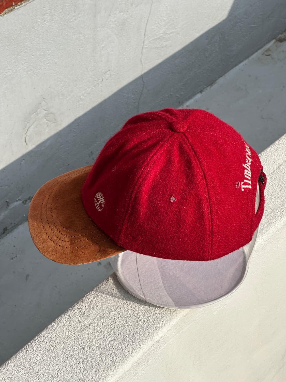 [M] 90s 팀버랜드 로고 배색 볼캡 모자 USA made 상품이미지3