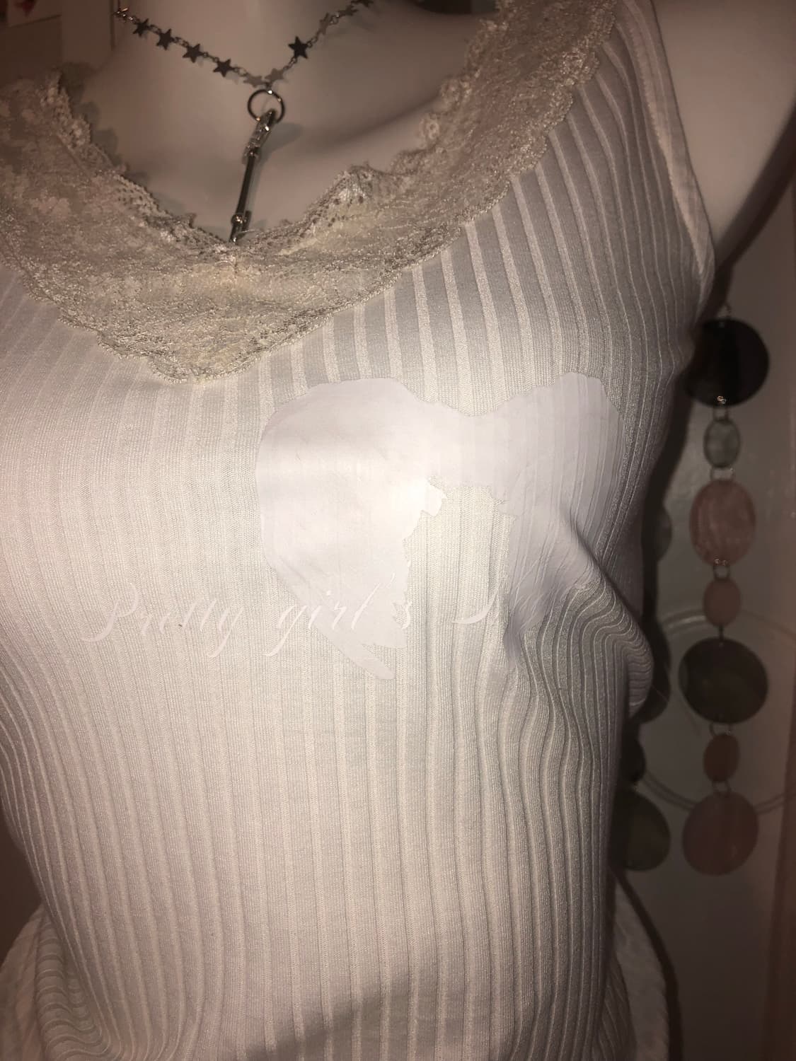 white angel lace sleeveless 상품이미지3