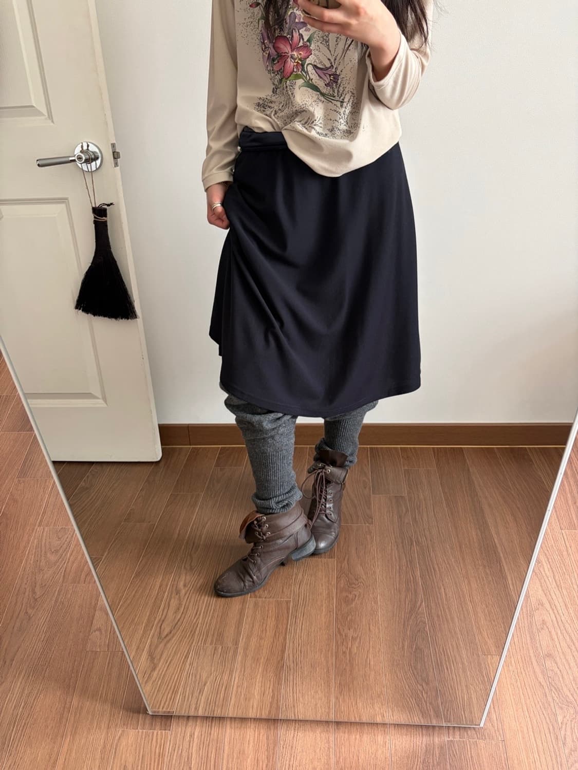 poly | rayon blend skirt 상품이미지3