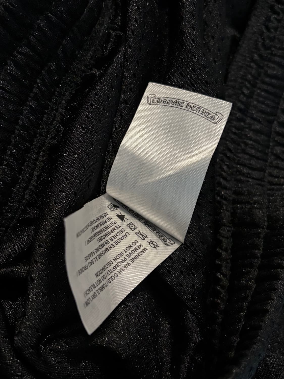 크롬하츠 메쉬 바시티 쇼츠 블랙 정품 상품이미지8