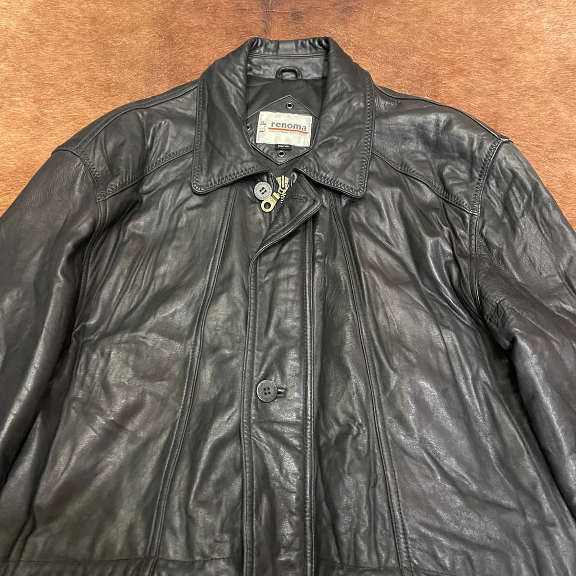 빈티지 레더 카코트 상품이미지3