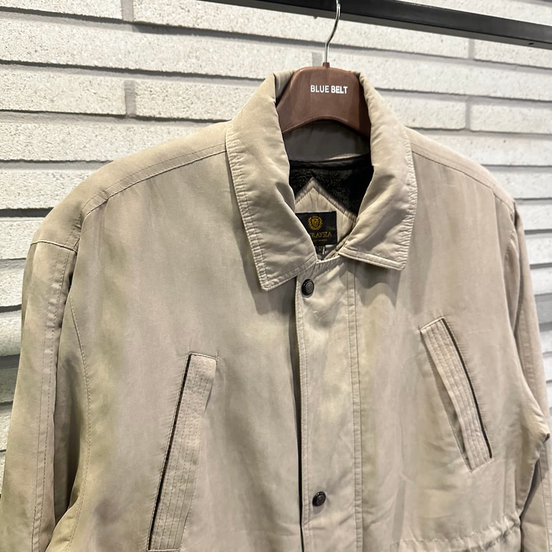 JPN VINTAGE 유틸리티 사파리 코트 보아안감 탈부착 디테일 베이지 상품이미지4