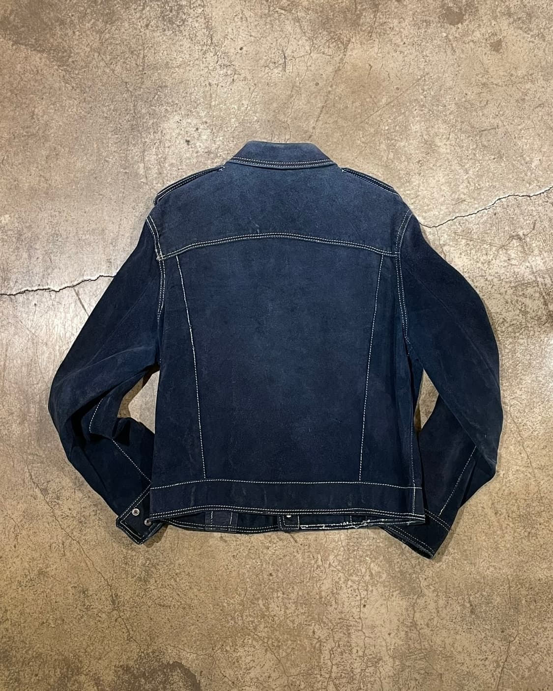 70’s 스웨이드 레더 자켓 (B5127) 상품이미지6