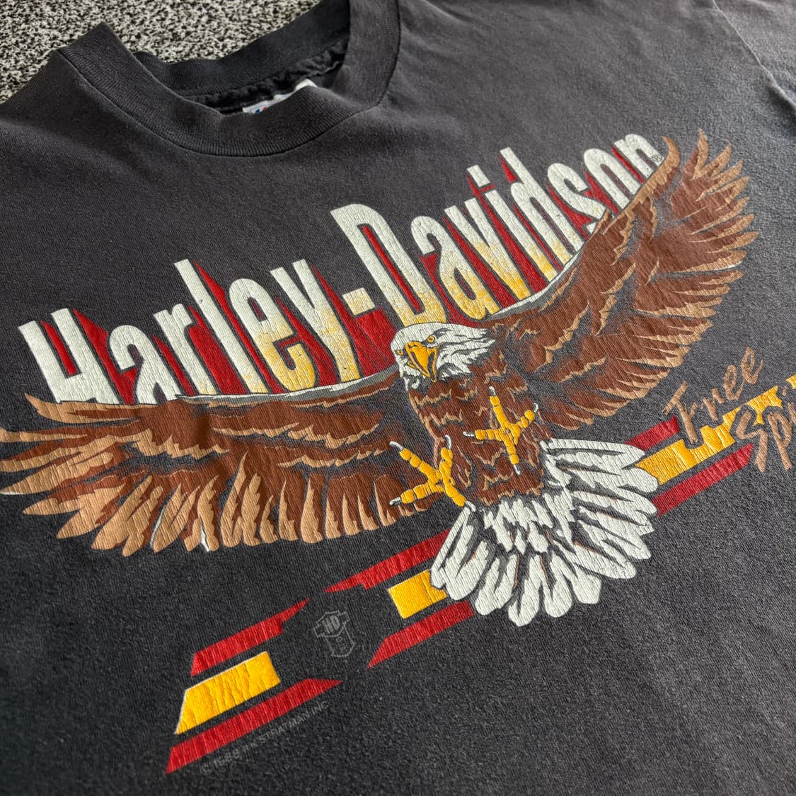 80s 빈티지 할리데이비슨 반팔 티셔츠 상품이미지5
