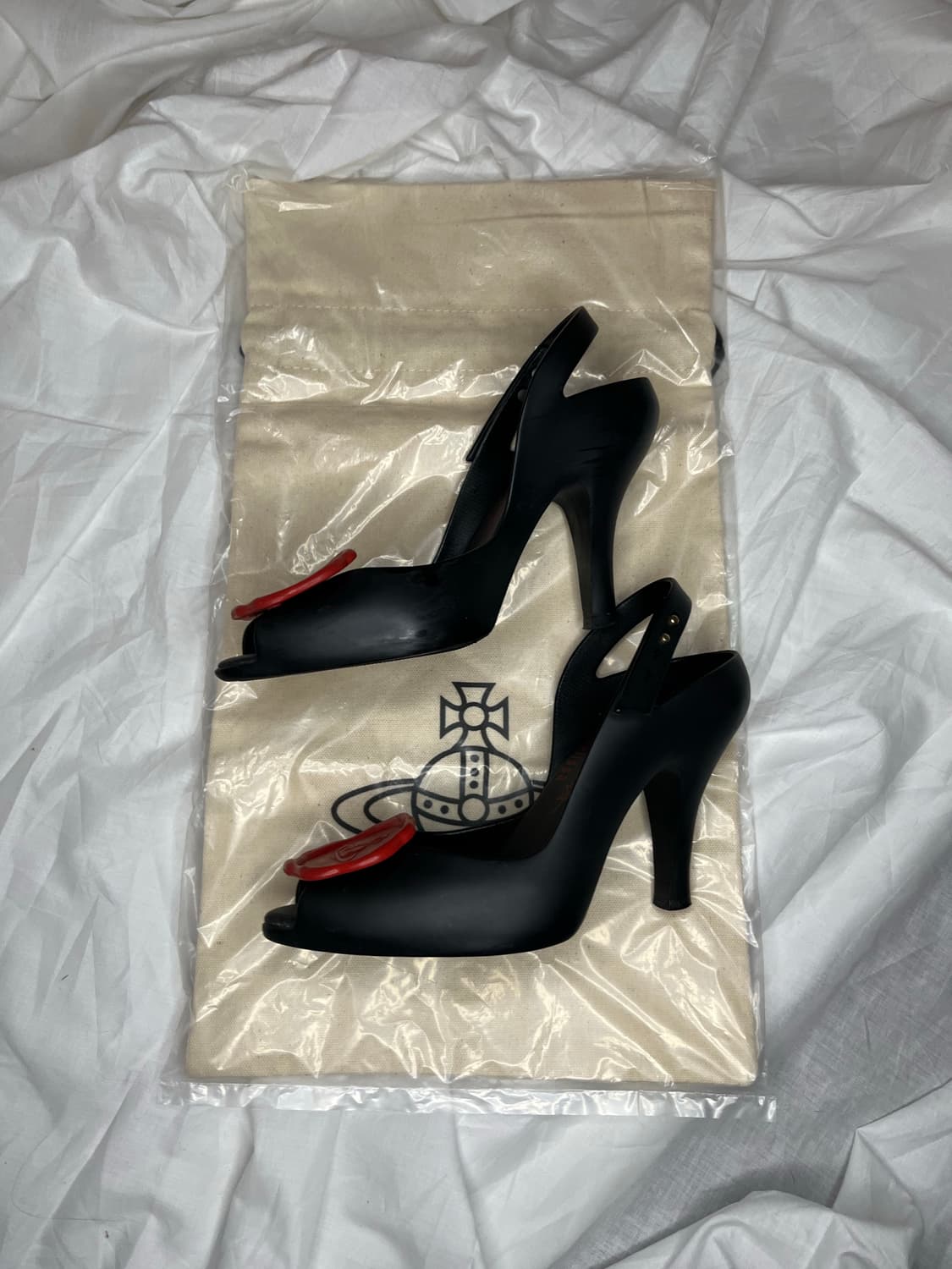 비비안웨스트우드 x 멜리사 Orb 힐 슬랭백 펌프스 상품이미지2