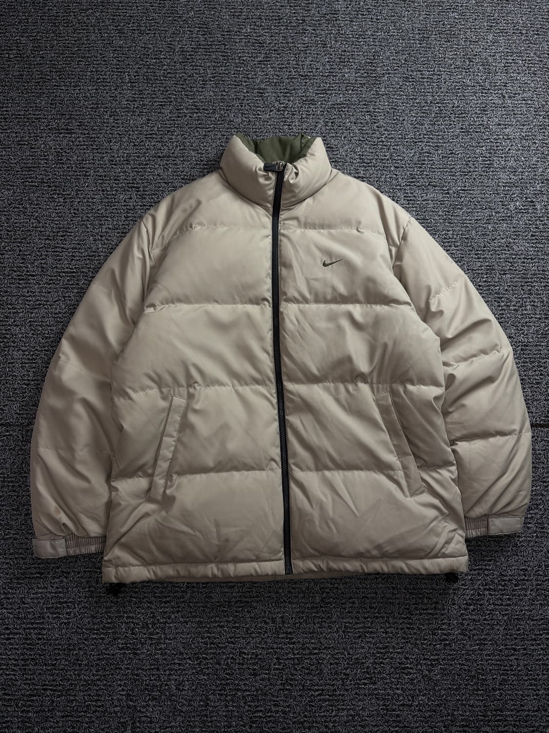 00s 나이키 올드스쿨 뉴챔프 다운 푸퍼 패딩 카키 1758 상품이미지2