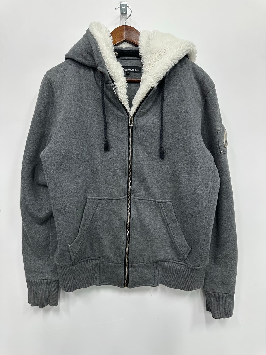 무스너클 차콜 버니 후드집업 상품이미지1