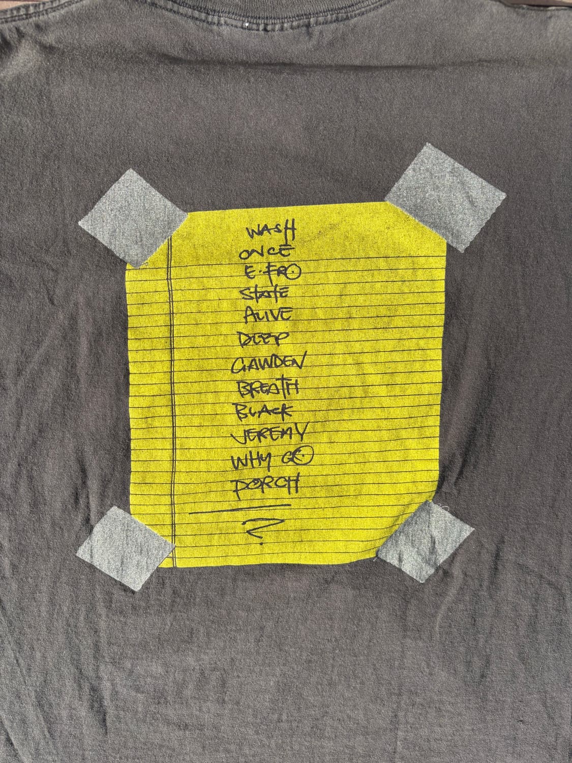 90s pearl jam alive 투어 티셔츠 상품이미지6