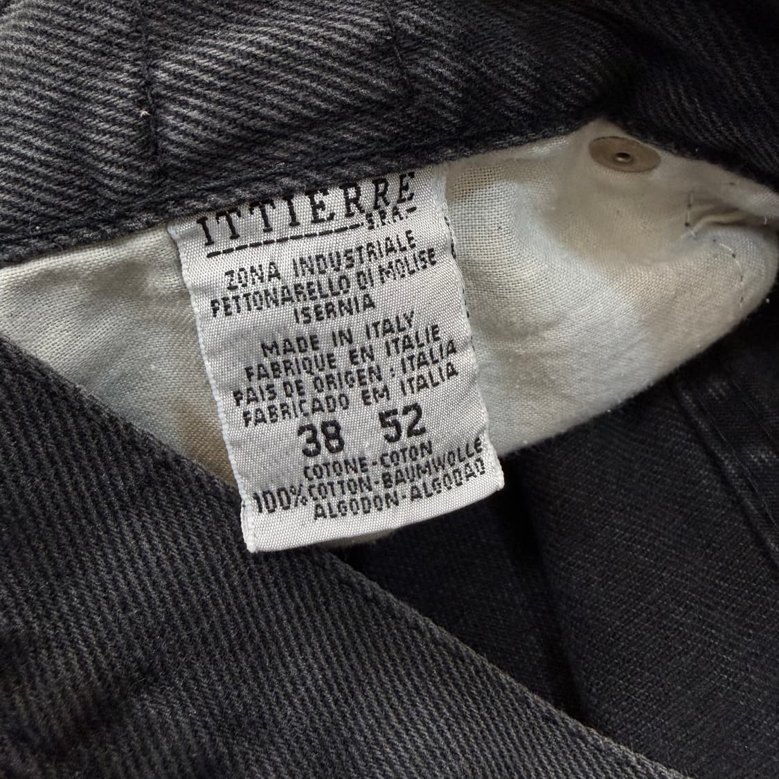 90’s VERSACE 베르사체 진스 꾸뛰르 블랙 흑청 데님  상품이미지6